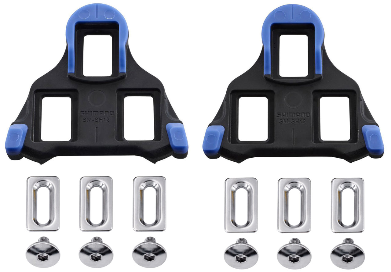 Shimano SM-SH12 SPD-SL Blue Cleats.